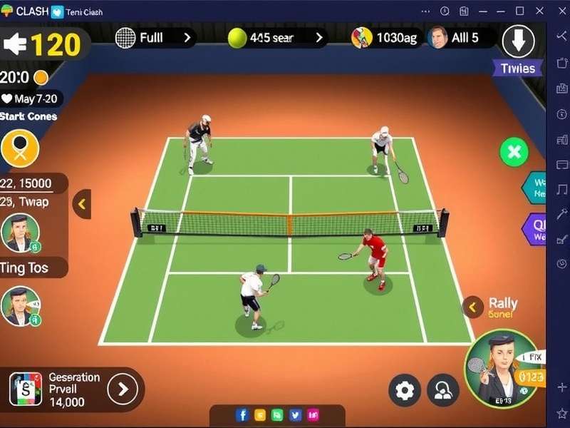 Tennis Clash Gameplay Features
