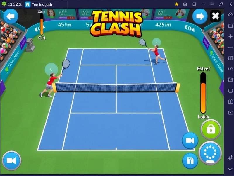 Tennis Clash Rally Champion Gameplay
